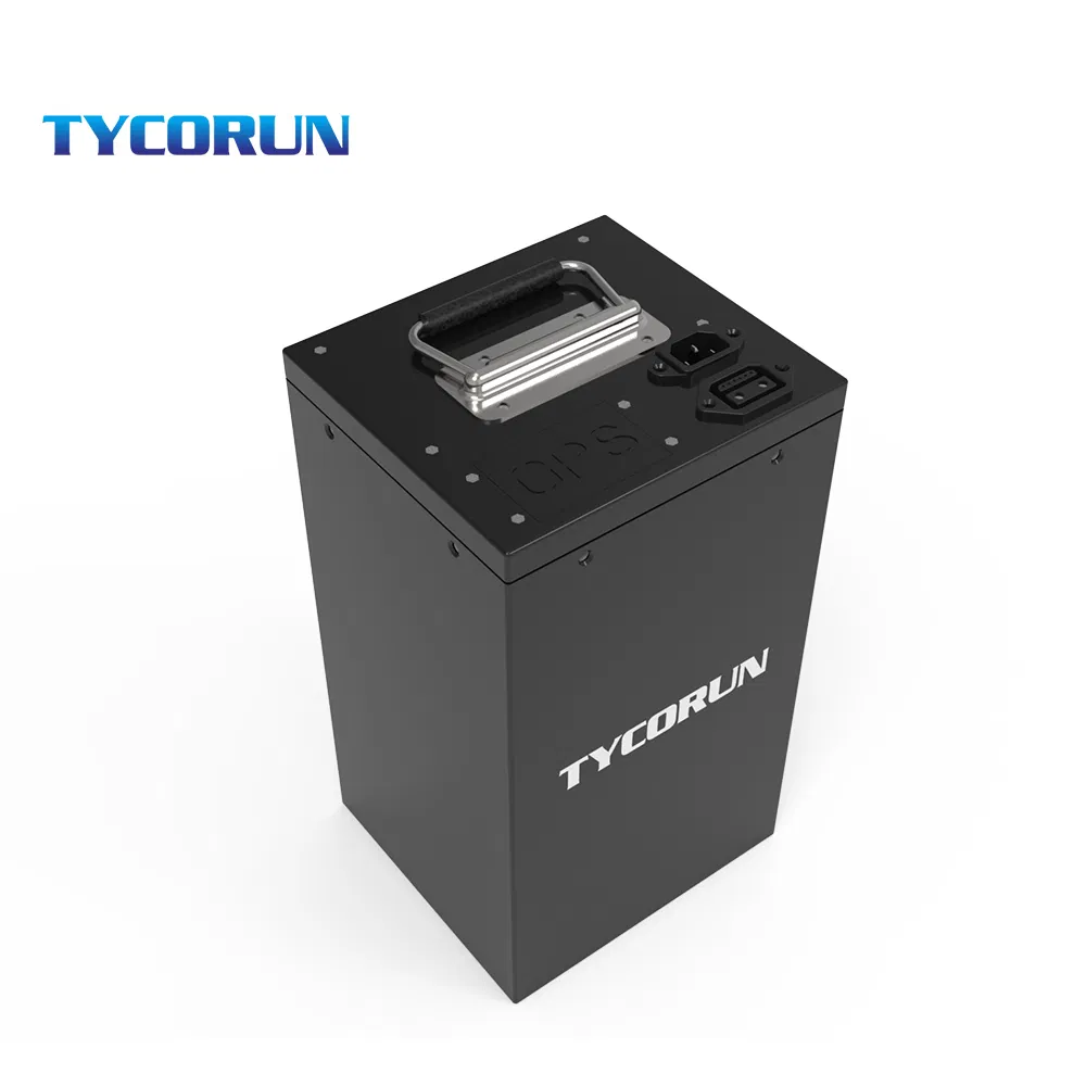 Tycorun Factory Price 40ah 50ah 100ah Electric Bicycle Lithium Ion Battery Ebike Scooter Motorcycle 72 Volt LiFePO4 Battery Pack