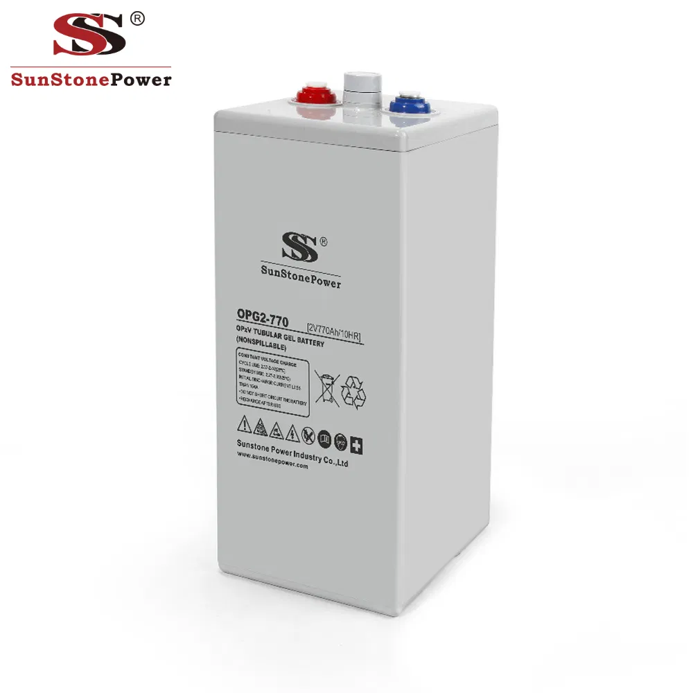 Deep Cycle 2V Tubular Gel Battery 2V 600ah Opzv Solar Storage Battery