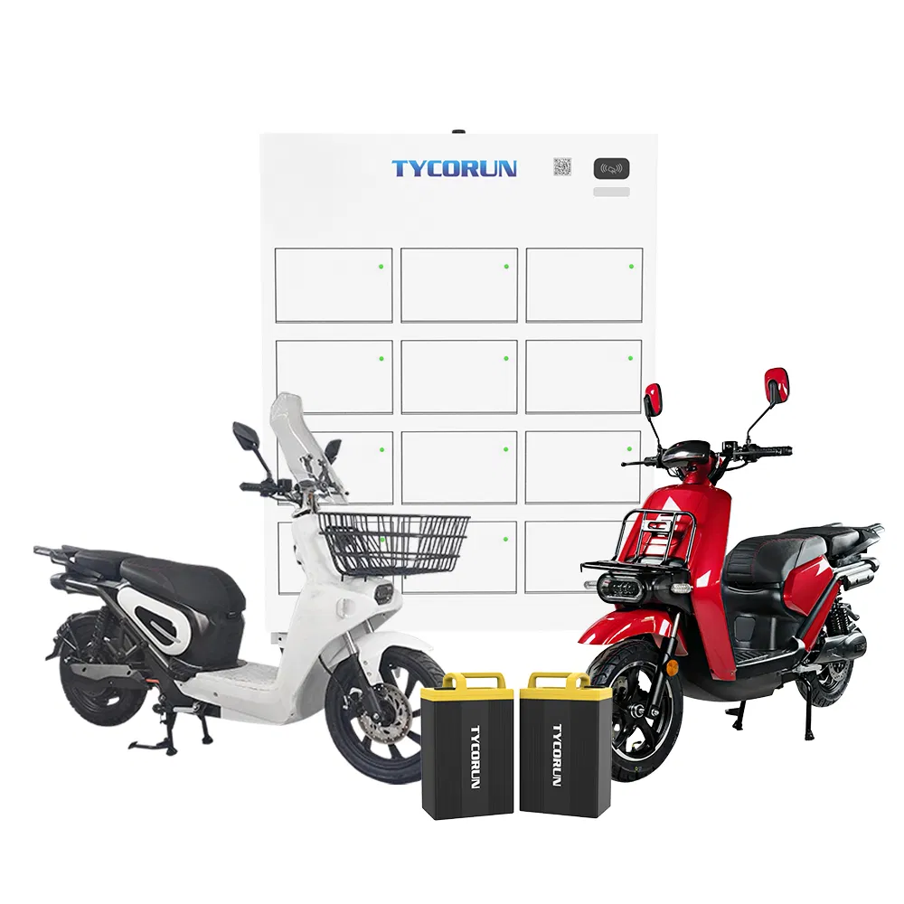 Tycorun Outdoor Swapping System Battery Charging Swap Cabinet for E-Motorcycle Electric-Bike Scooter