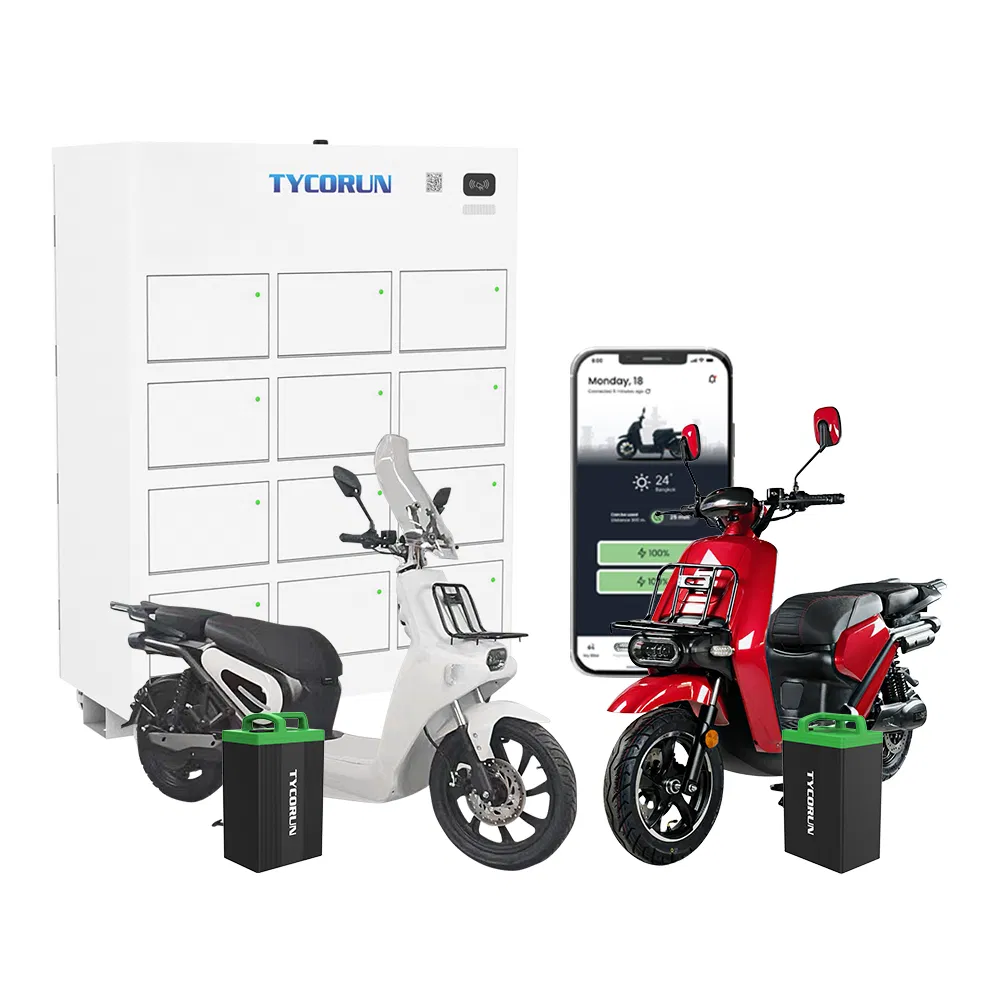 Tycorun Electric-Motorcycle Fast-Charging Cabinet Battery Swap System Station Rental-Business One-Stop Service