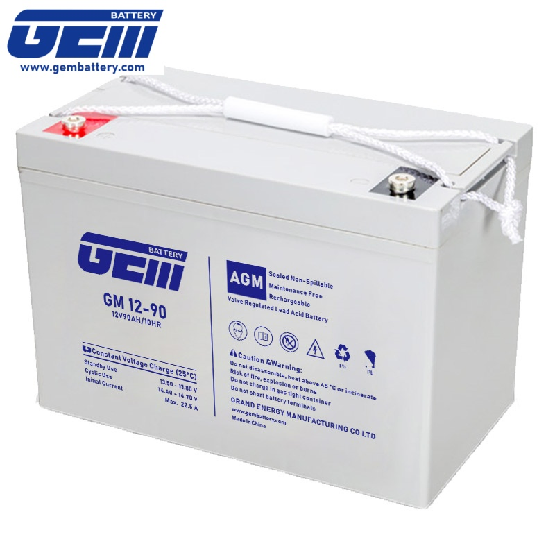 China OEM Factory 12V90AH Long-Life Deep-Cycle Gel Storage Battery for Solar Panels/Cars/UPS/House/Cleaning-Machine/Park/Vehicle/Telcom/Csb