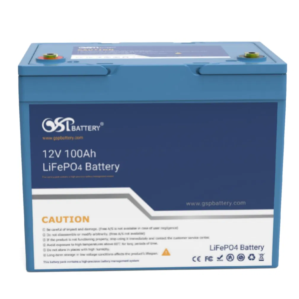 Popular Economical High-Temperature Resistant Recyclable LFP 12V100A LiFePO4 Lithium Ion Battery Materials for Fishing