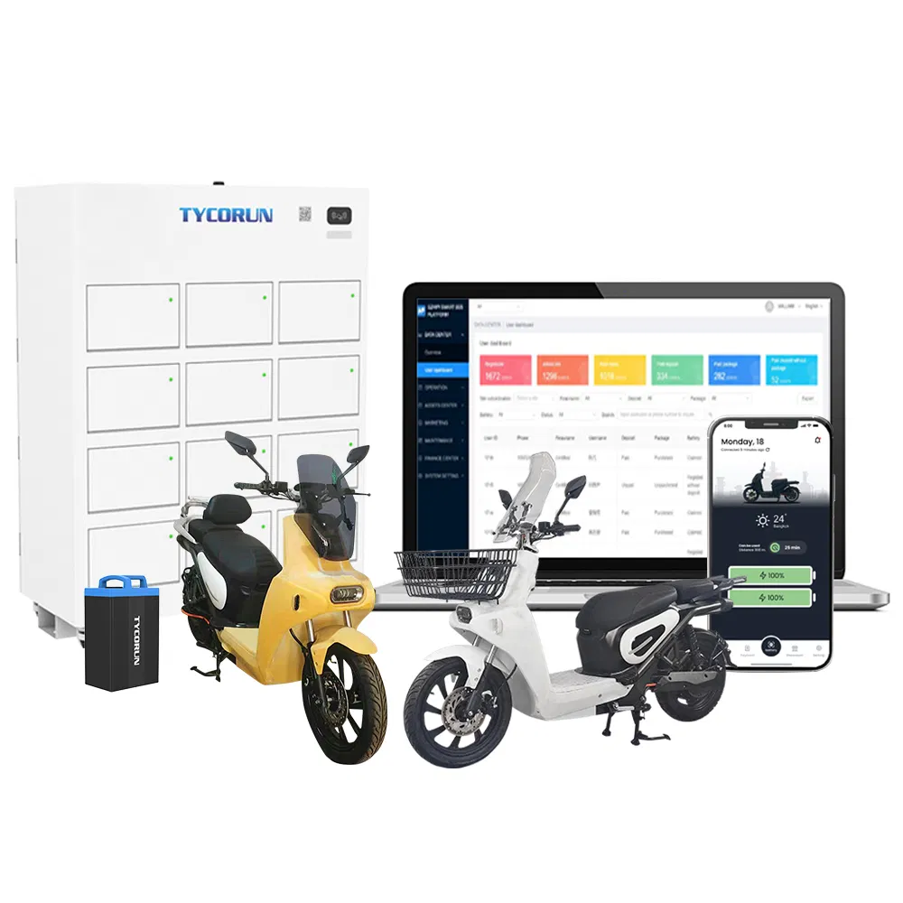 Tycorun Electric-Motorcycle Fast-Charging Cabinet Battery Swap System Station Rental-Business One-Stop Service