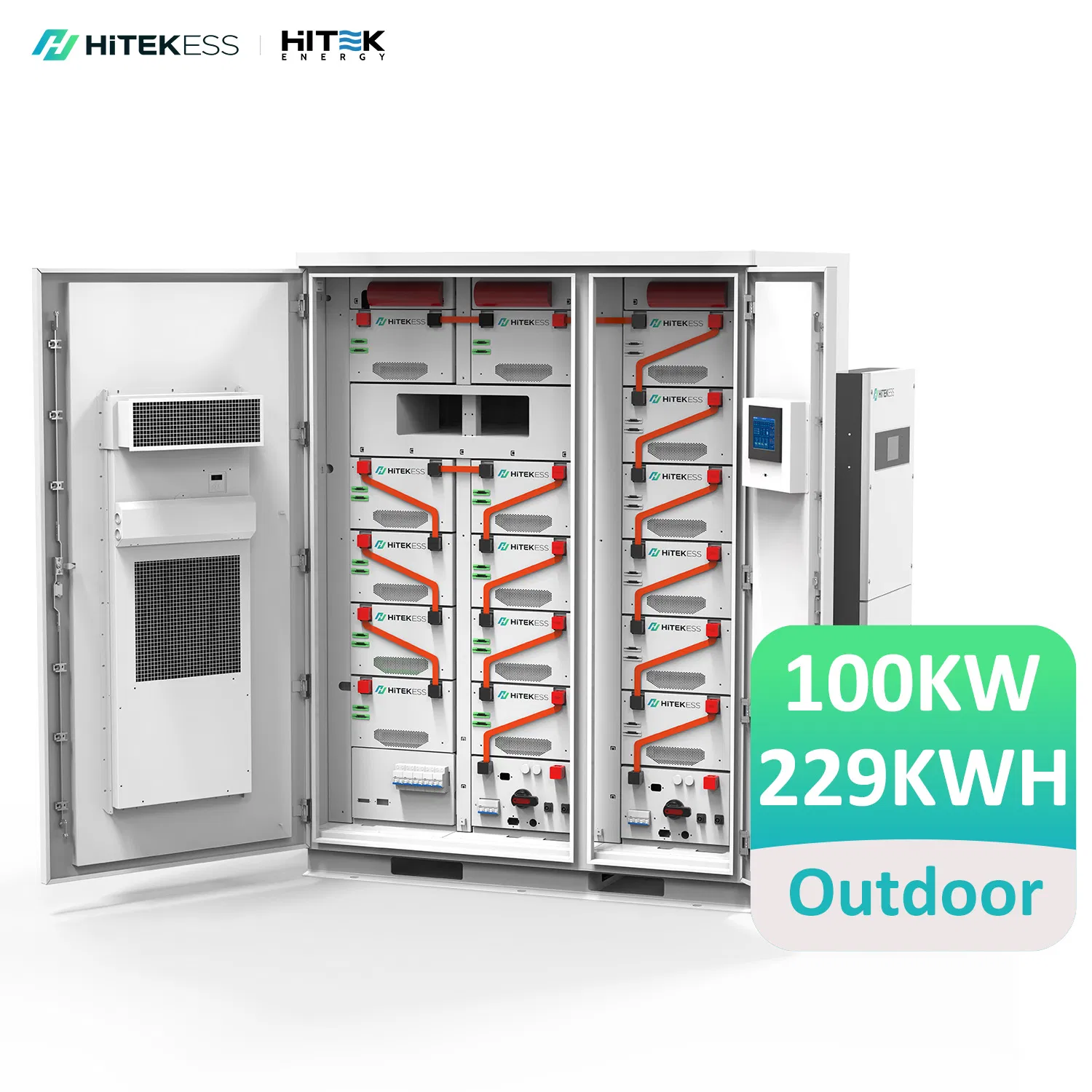 Customizable 200-300kwh Energy Storage Solutions Fast-Install Outdoor Battery Cabinets Renewable Energy Integration BMS off-Grid Power Storage System