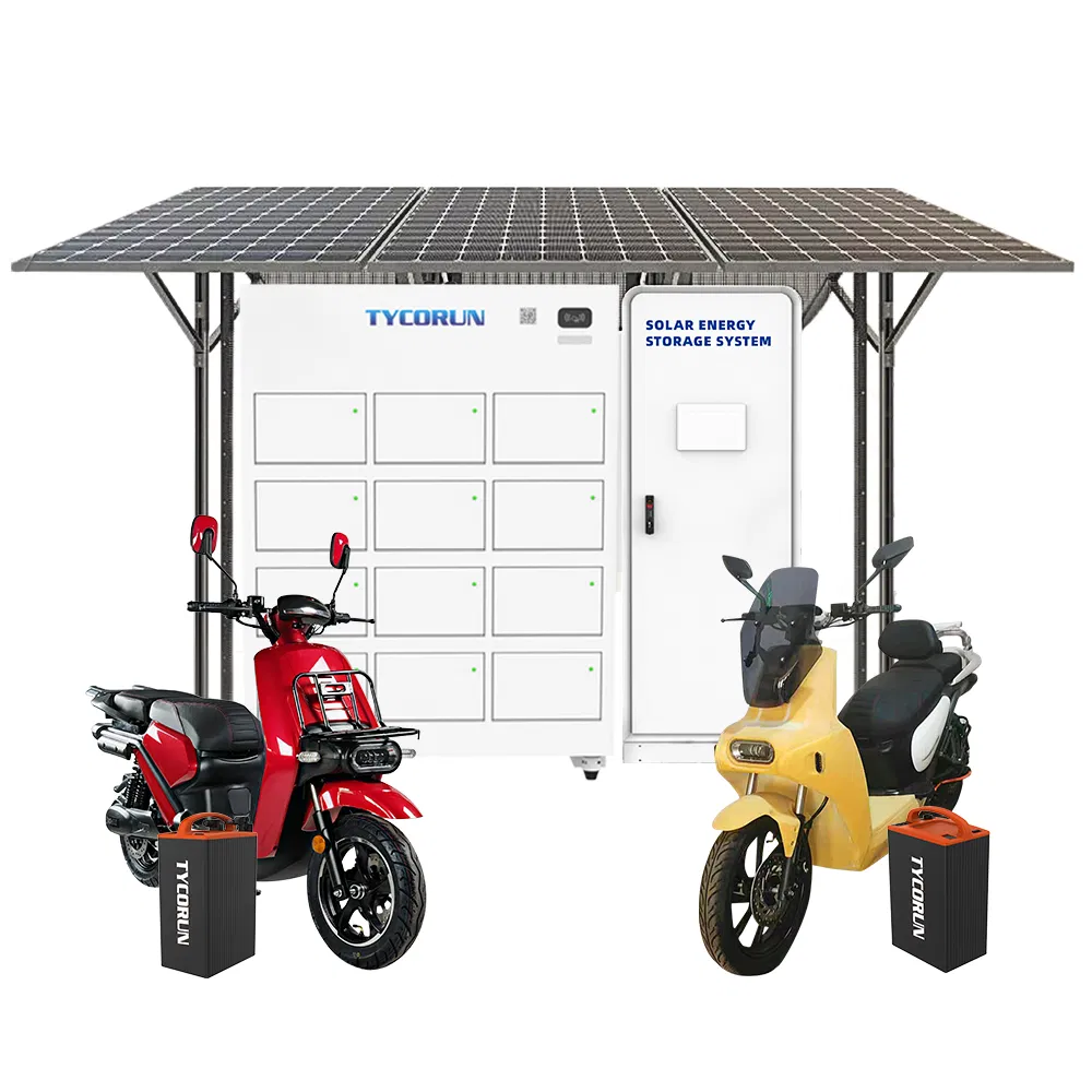 Tycorun E-Rickshaw Battery Swapping System Station Three-Wheeler Battery Swap Cabinet