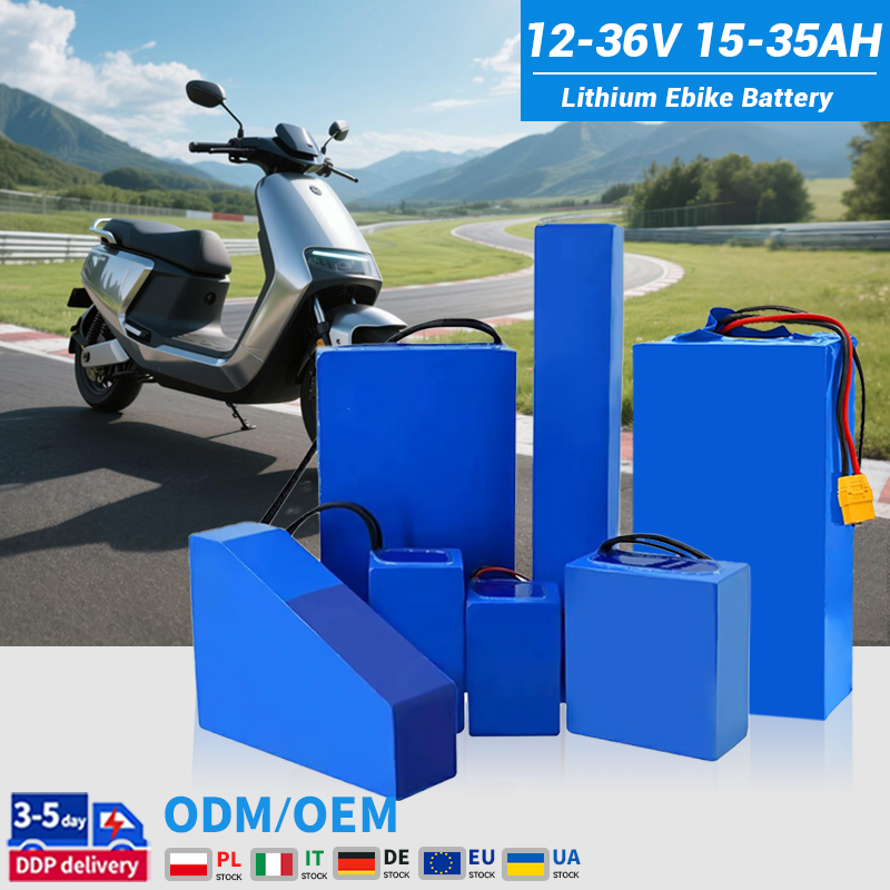12V/24V/36V/48V/52V/60V/72V 15ah/20ah/30ah/40ah Li-ion Battery Pack for E-Bike E-Scooter Factory Direct