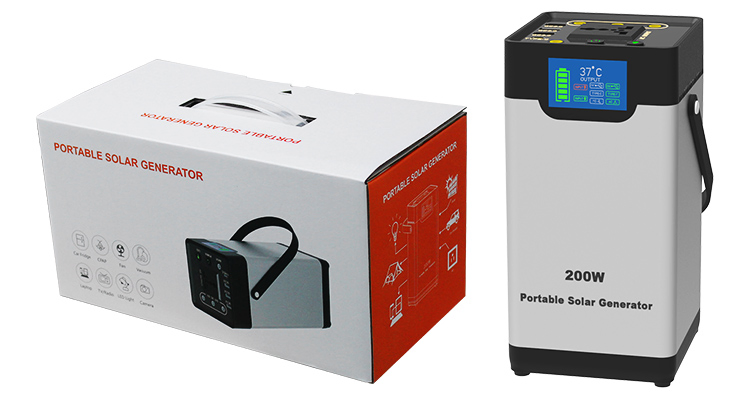 Solar UPS Portable Power Station Multi-Function Energy Storage 300W Lithium Battery