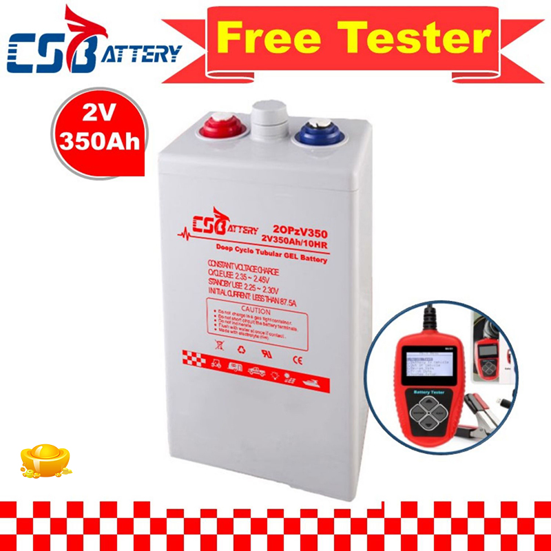 Csbattery 2V350ah Industrial Accumulator UPS Backup Solar-Panel-Power-Batteries Battery for Data-Center//Telecom/Centrifugal-Pumps/Boo