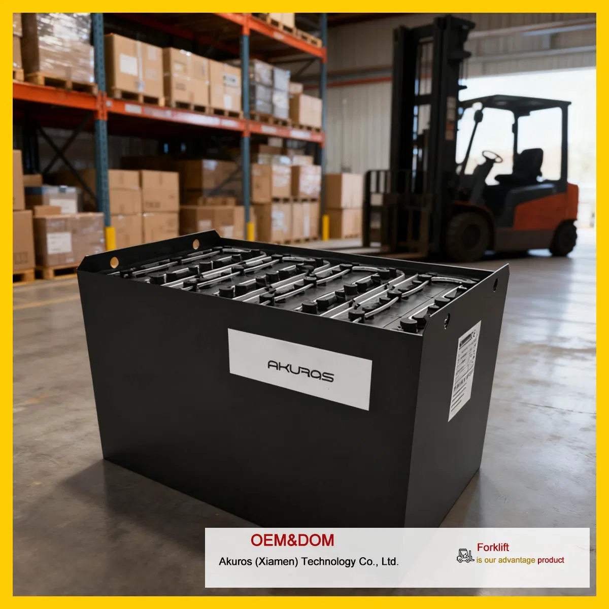 Dry Charged Cell 12 Volt Heavy Duty Lead Acid Batteries Forklift Battery for Car Automotive Starting