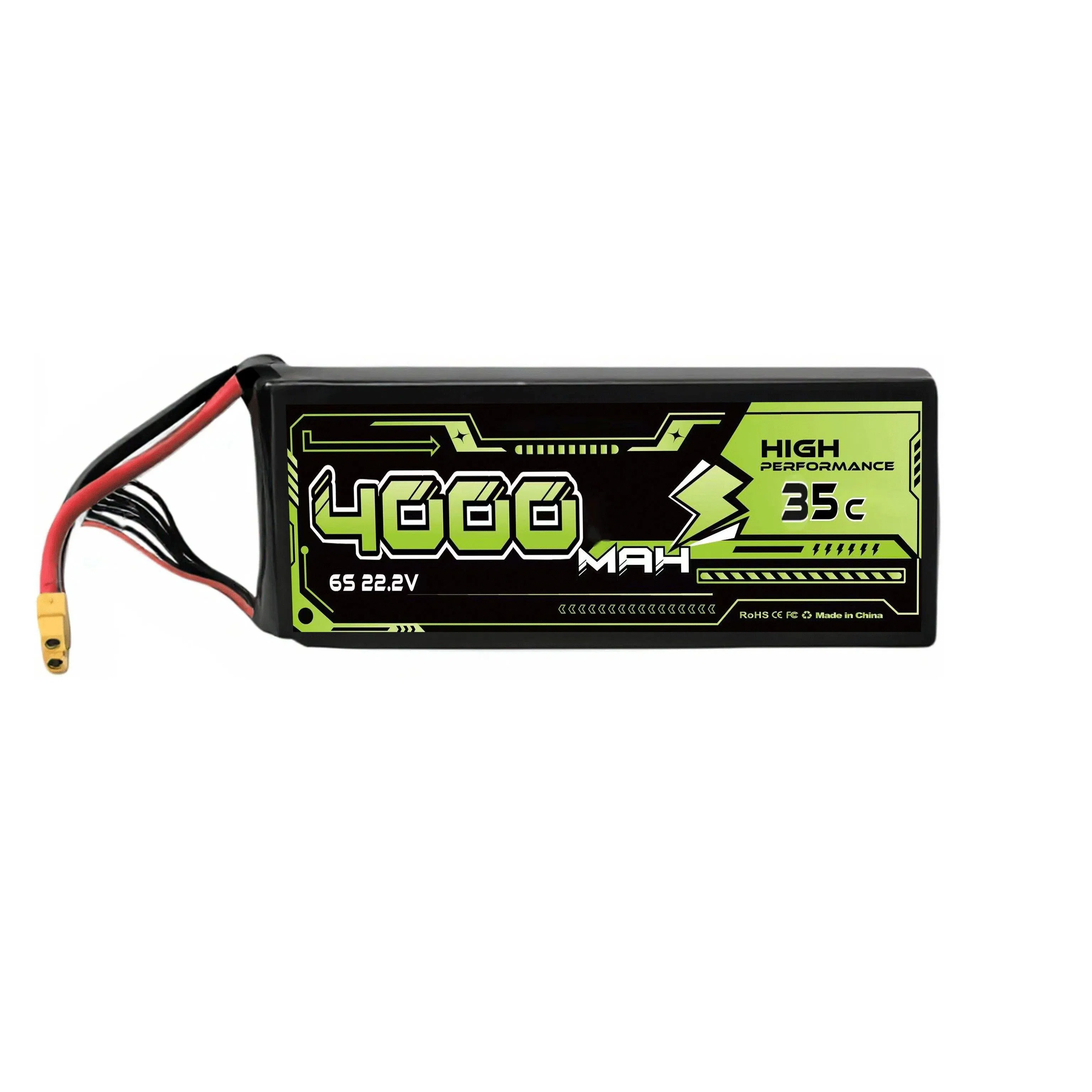 4400mAh 45c Temperature-Resistant RC Drone Lipo High Discharge Rate Short-Circuit Protection Fpv Battery