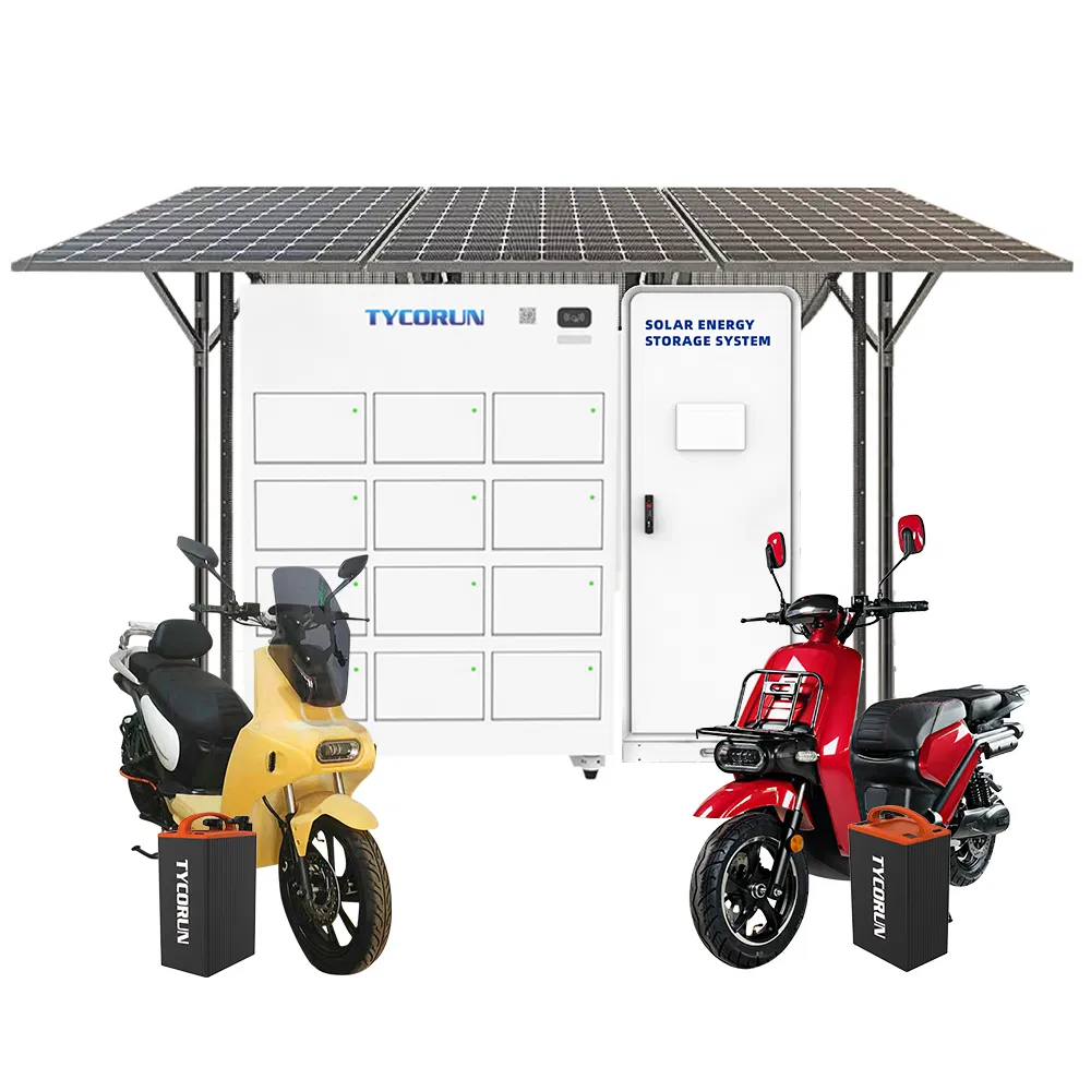 Tycorun Motorcycle Battery Charging System Station Takeout Battery Exchange 12slot Swapping Cabinet