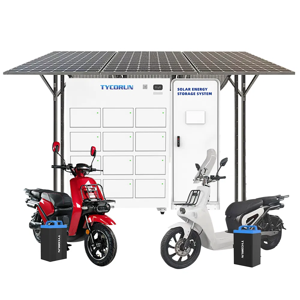 Tycorun Commercial Outdoor Battery Swapping System Lithium Batteries Charging Cabinet for E-Motorcycle