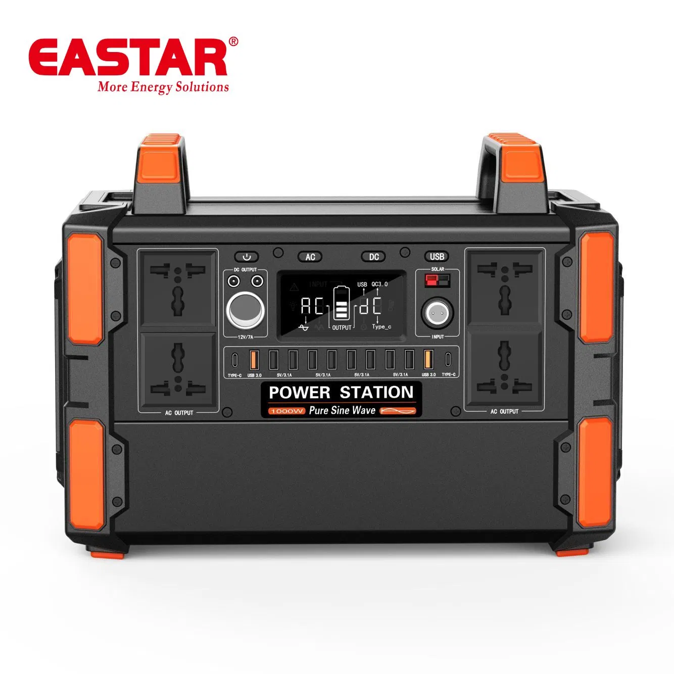 110V 220V AC/DC LiFePO4 Battery Pack Portable Power Station for Outdoor