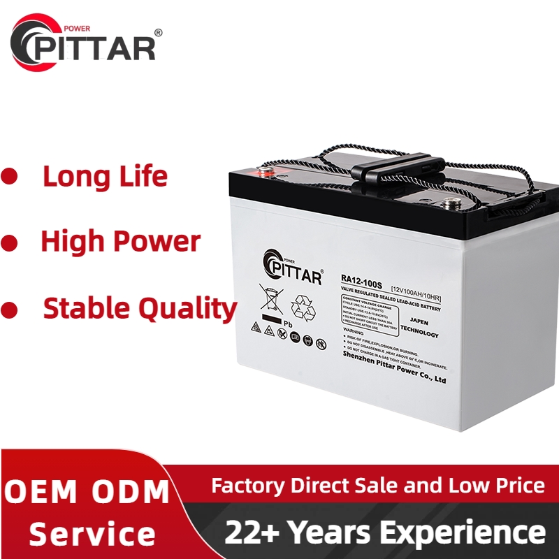 Professional Grade 12V100ah High Temperature Resistant AGM Valve Regulated Lead Acid Battery with Wholesale Price