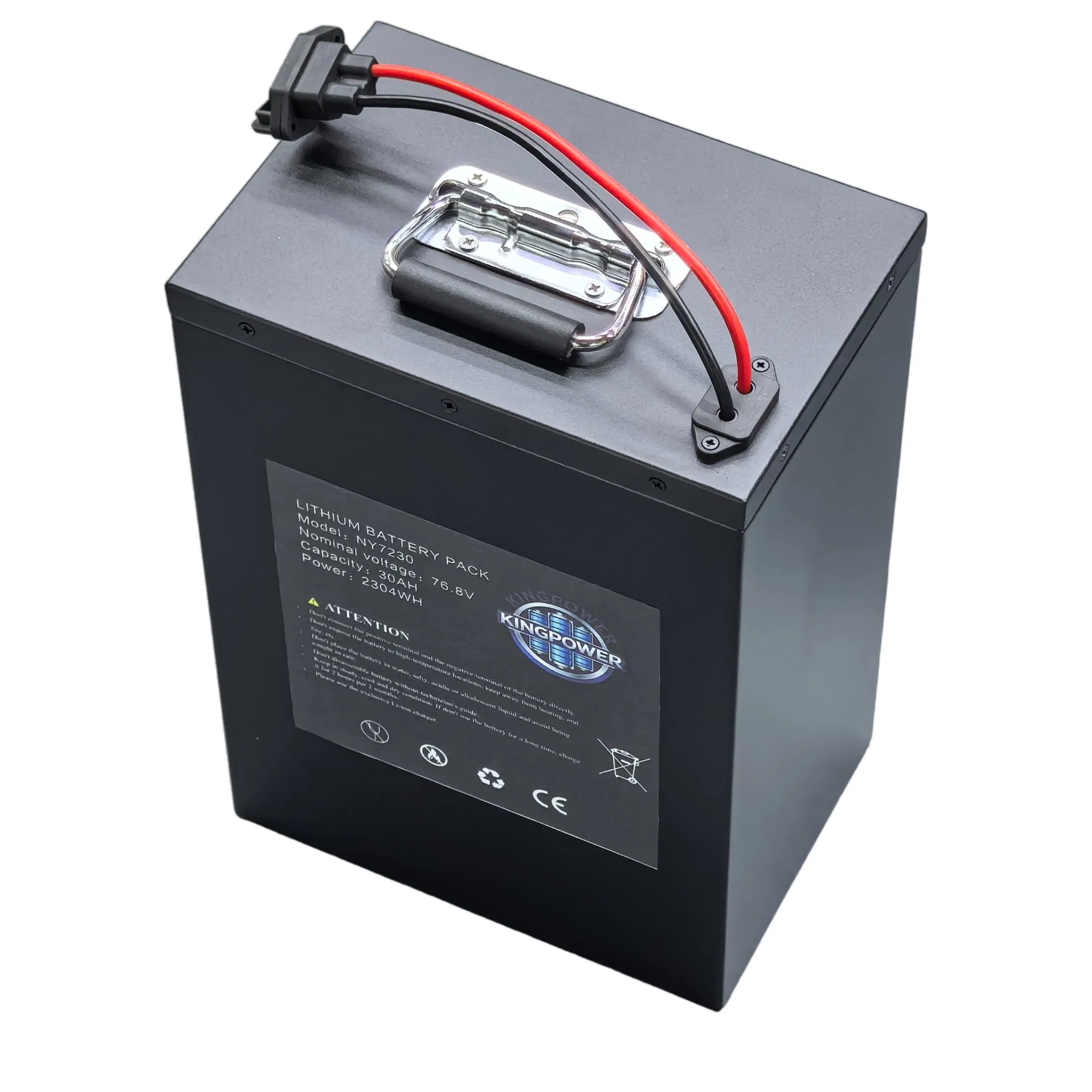 60V 30ah Battery Rechargeable Deep Cycle Motorcycle Lithium Battery LiFePO4 20s 64V 1000W E-Scooter Battery Pack 30ah