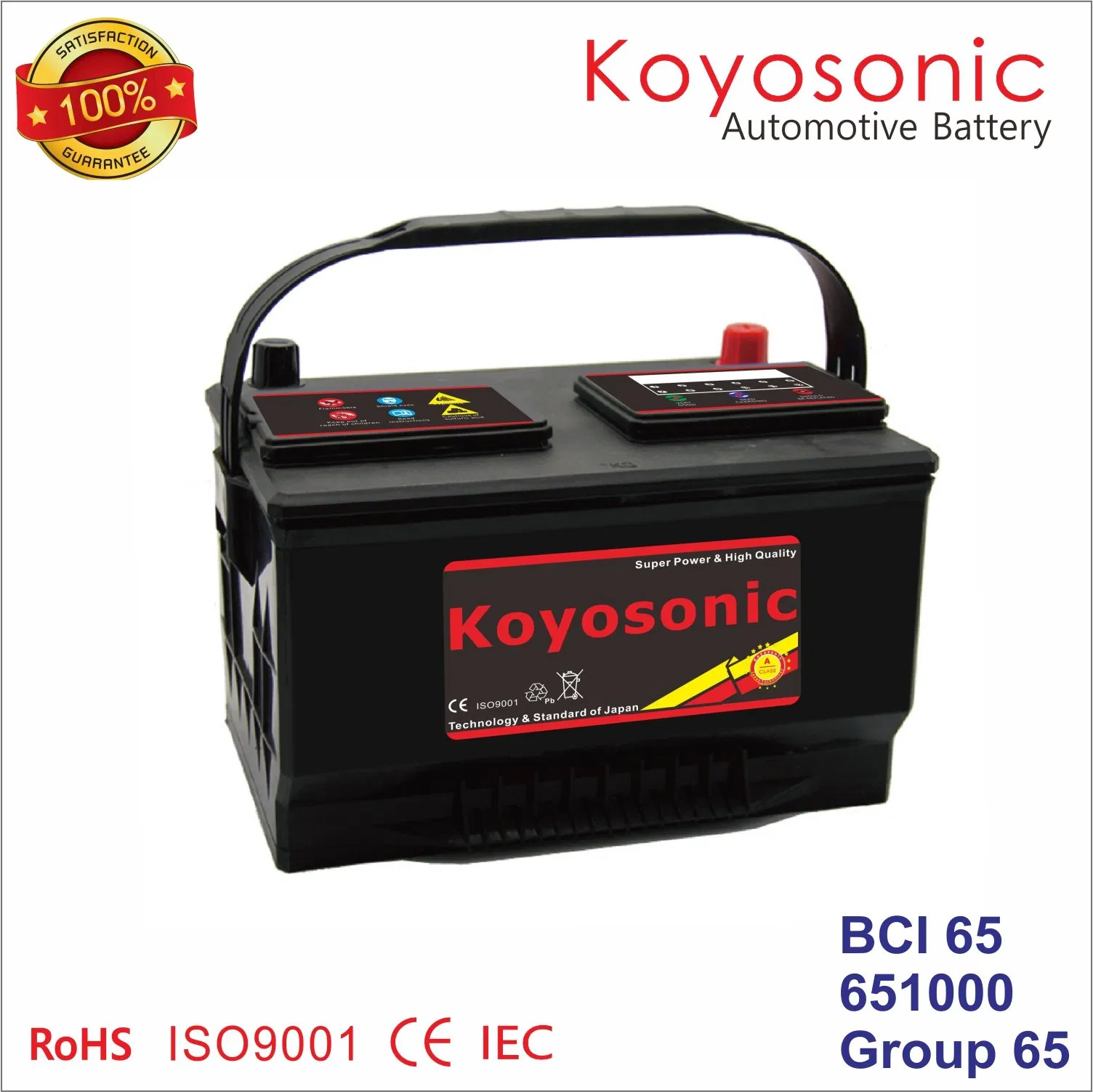 Bci Group 31 Auto Battery 12V100ah Maintenance-Free Automotive Starting Battery 31t 31p 31A