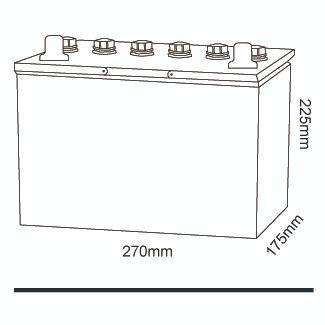 Tcs 55D26r (N50Z) Rechargeable Dry Charged AGM Lead Acid Auto Automotive Car Battery for Starting Car