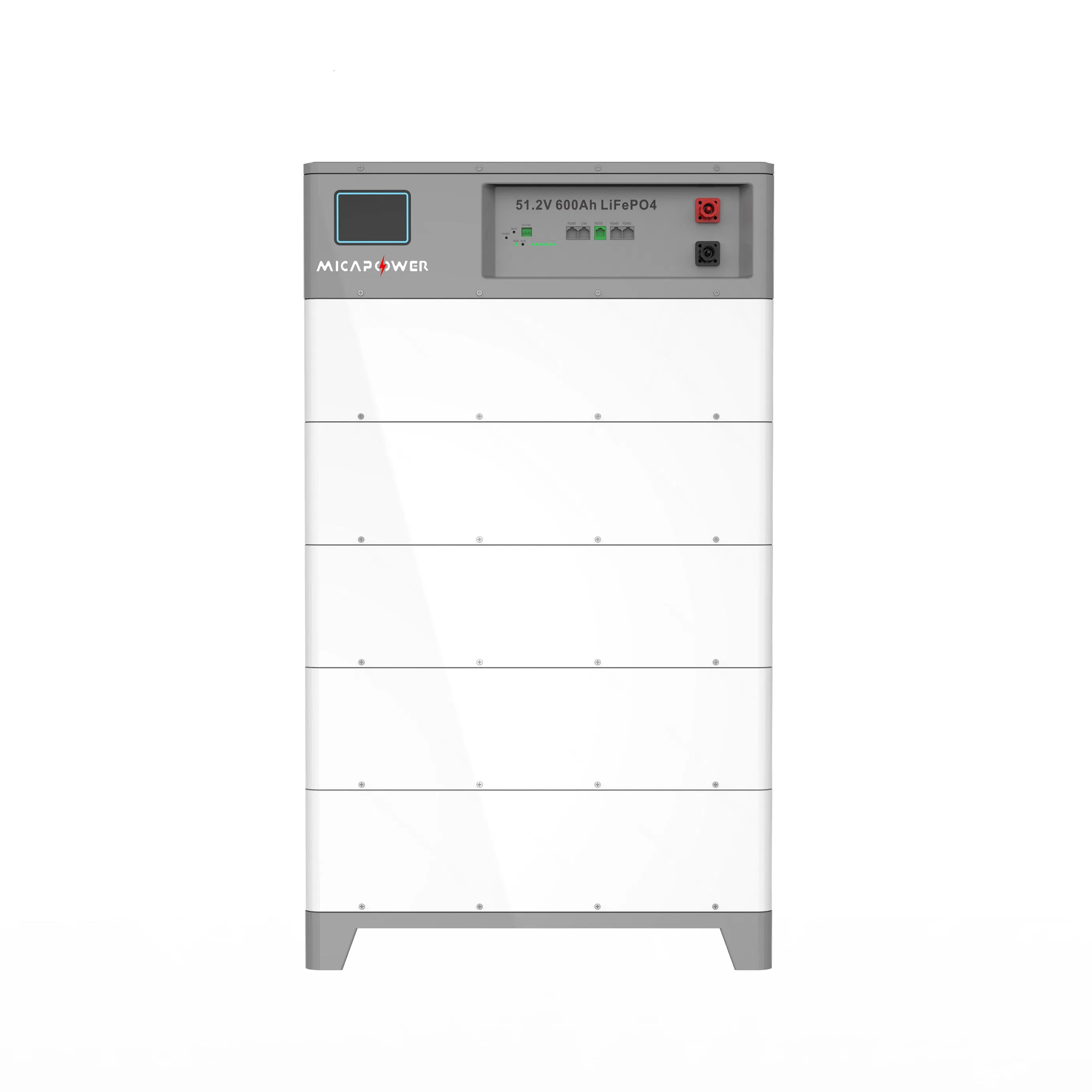 Mica Factory 10kwh 20kwh 30kwh Stackable LiFePO4 Battery Lithium Iron Phosphate Battery Pack Solar Energy Storage Modular Battery System