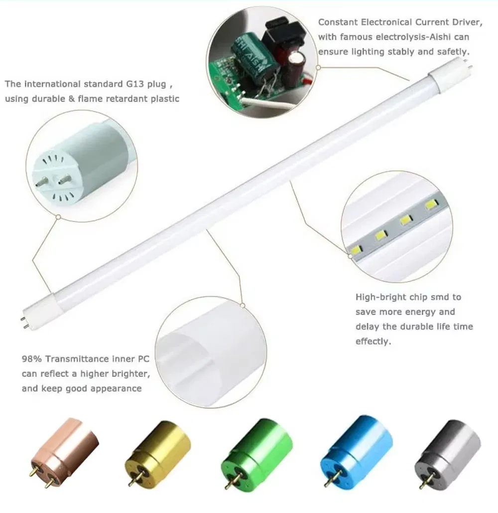 توصيل مصباح LED ممر سفلي T8