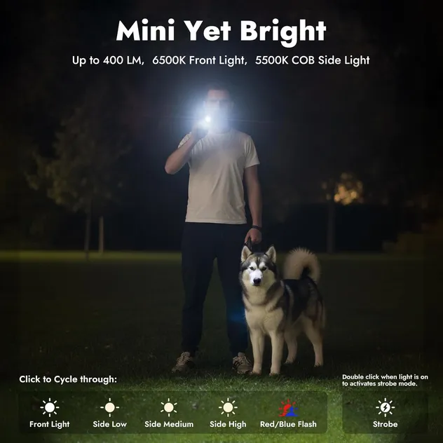 مصباح يدوي LED محمول ثقيل للاستخدام الخارجي