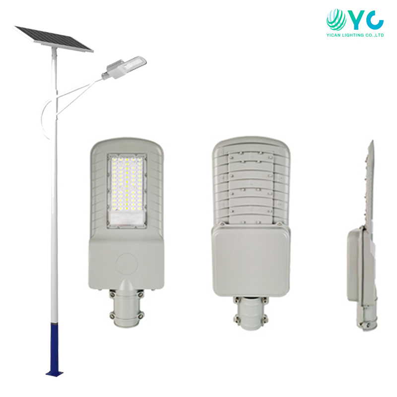 سعر الجملة الأفضل 300W 400W 500W 600W مصباح الشارع الشمسي LED للحديقة والجدار والطريق مع مستشعر الحركة والطاقة الموفرة للطاقة