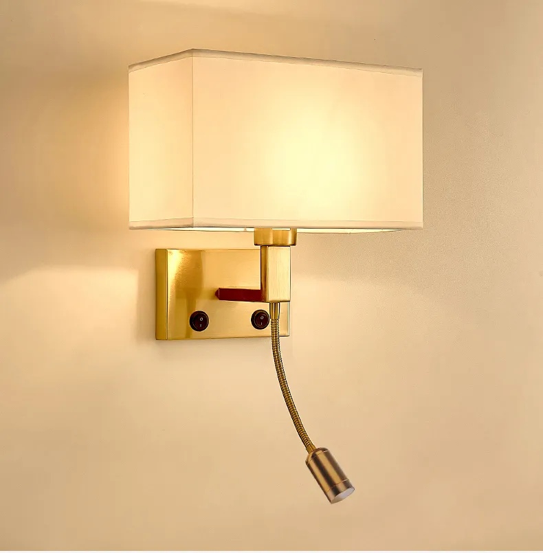 مصابيح حائط LED بسيطة من القماش