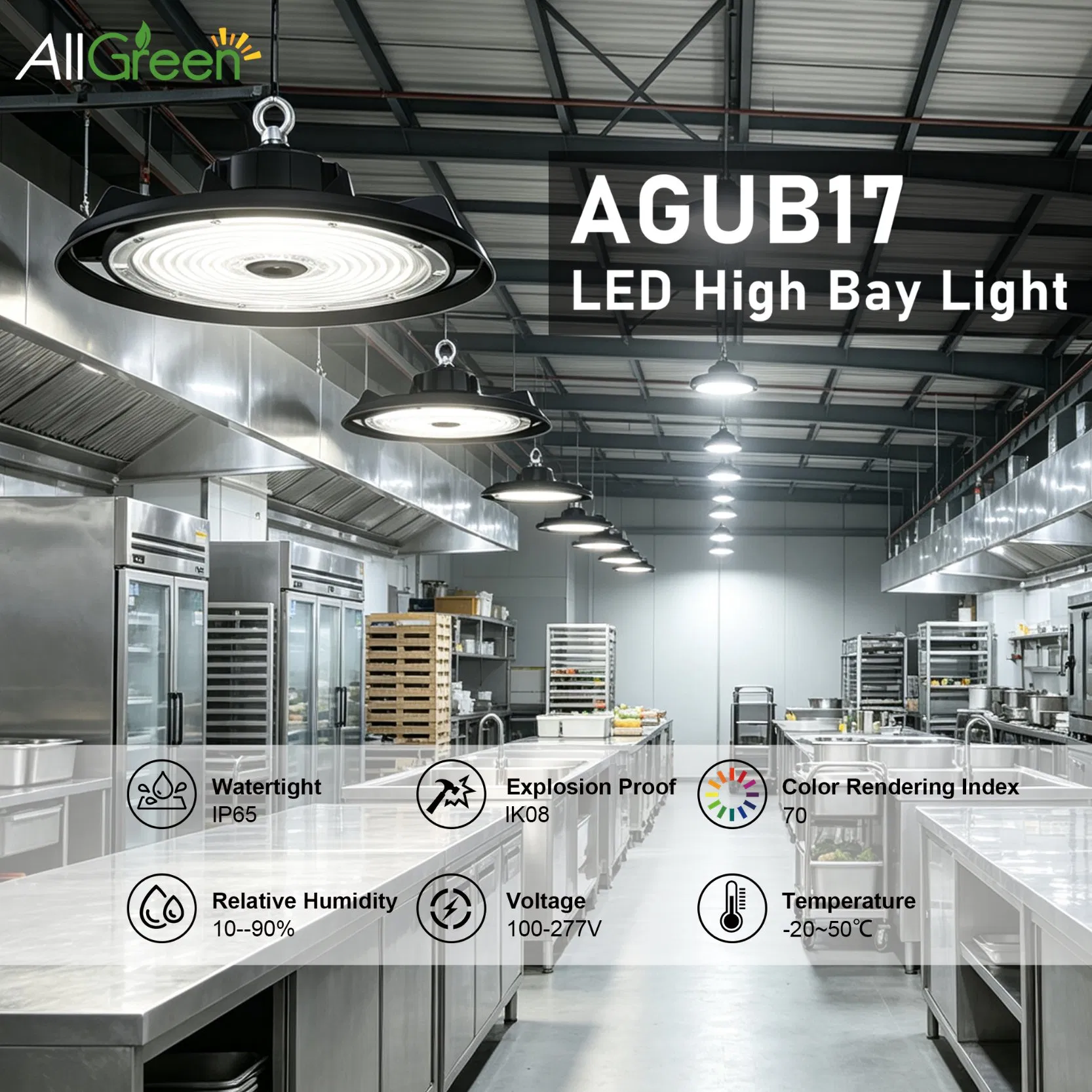 إضاءة صناعية مقاومة للعوامل الجوية LED 200W 5000K 190lm/W إخراج عالي لمواقع التعدين والأنفاق تحت الأرض