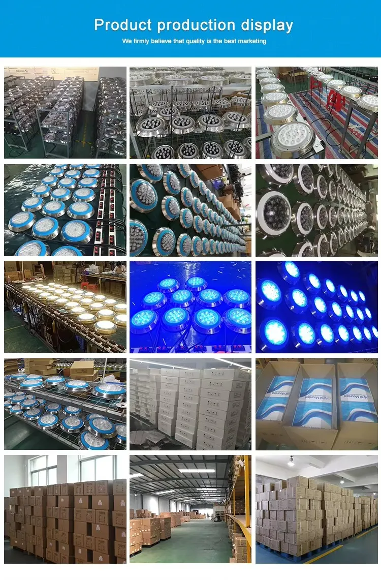 أضواء سباحة LED احترافية من الفولاذ المقاوم للصدأ، بيضاء وزرقاء، RGB، مقاومة للماء، مثبتة على السطح، أضواء تحت الماء لحمام السباحة، جملة