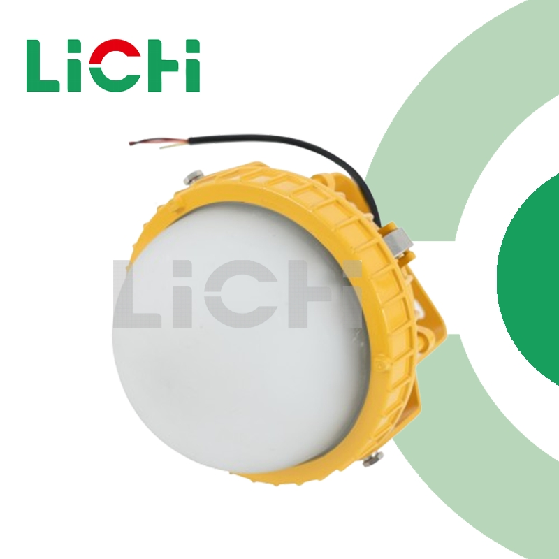 مصباح LED مضاد للانفجار عالي الزجاج، إضاءة صناعية لمصنع الطيران البحري وورشة العمل، إضاءة تحت الأرض لمنجم الفحم
