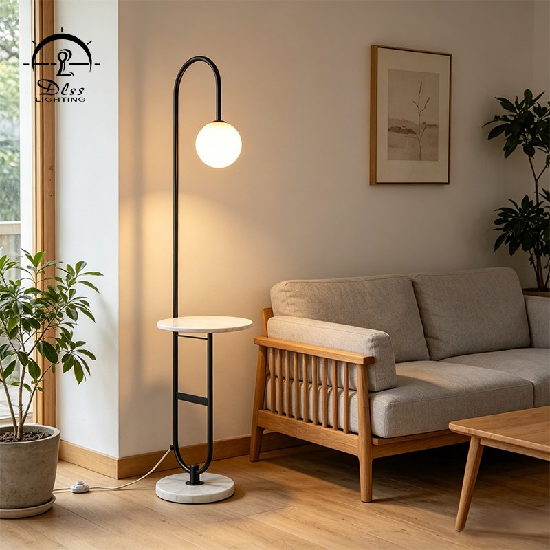 مصباح أرضي حديث لمشروع فندق غرفة منزلية ضوء أرضي زينة LED