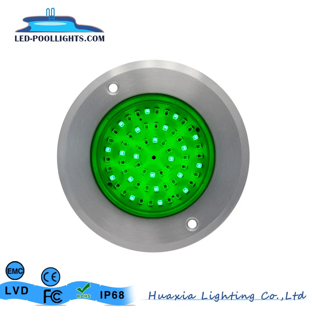 ضوء LED تحت الماء للسباحة في حمام السباحة مقاوم للماء بالأبيض والأبيض الدافئ/ألوان RGB