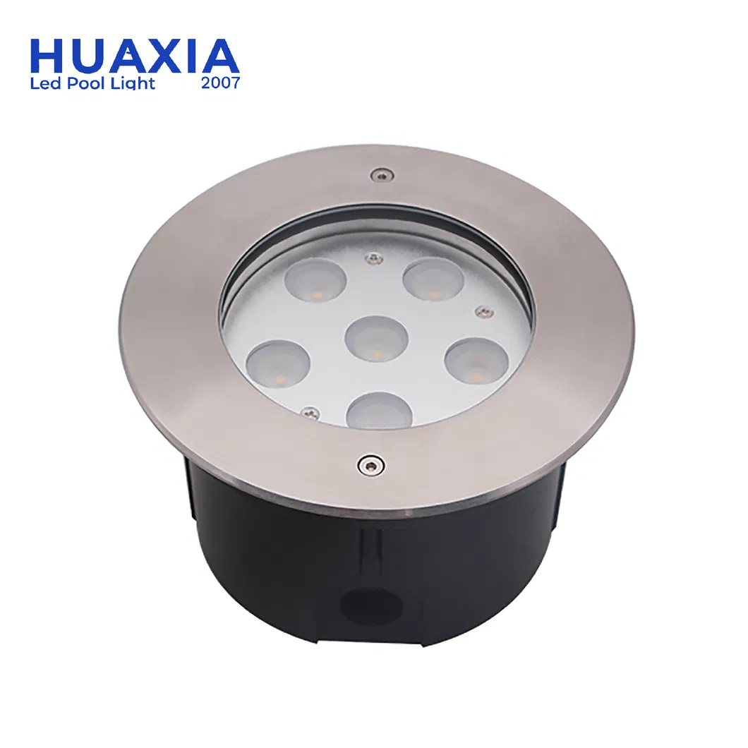 IP68 6W 24V إضاءة LED مدمجة تحت الأرض تحت الماء لحمام السباحة