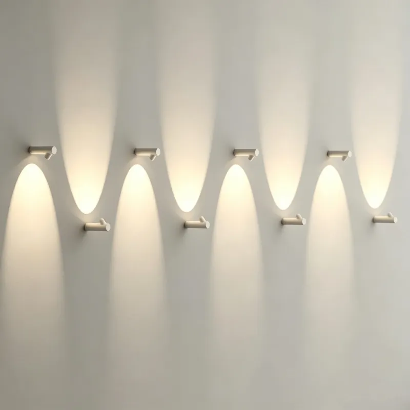 مصباح جداري أنبوبي LED من سبائك الألمنيوم بتصميم بسيط لتزيين الفيلات