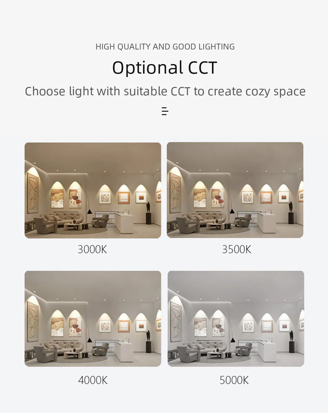 مصباح سبوت صغير نصف مدمج مع مصابيح أوسرام LED