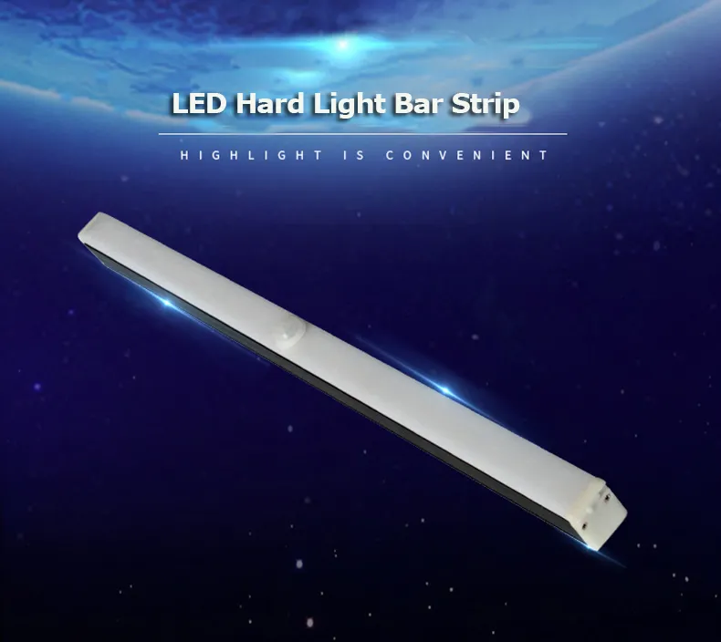 حساس استشعار الحركة ضوء بار ميني USB شريط إضاءة LED صلب للسلم والممر