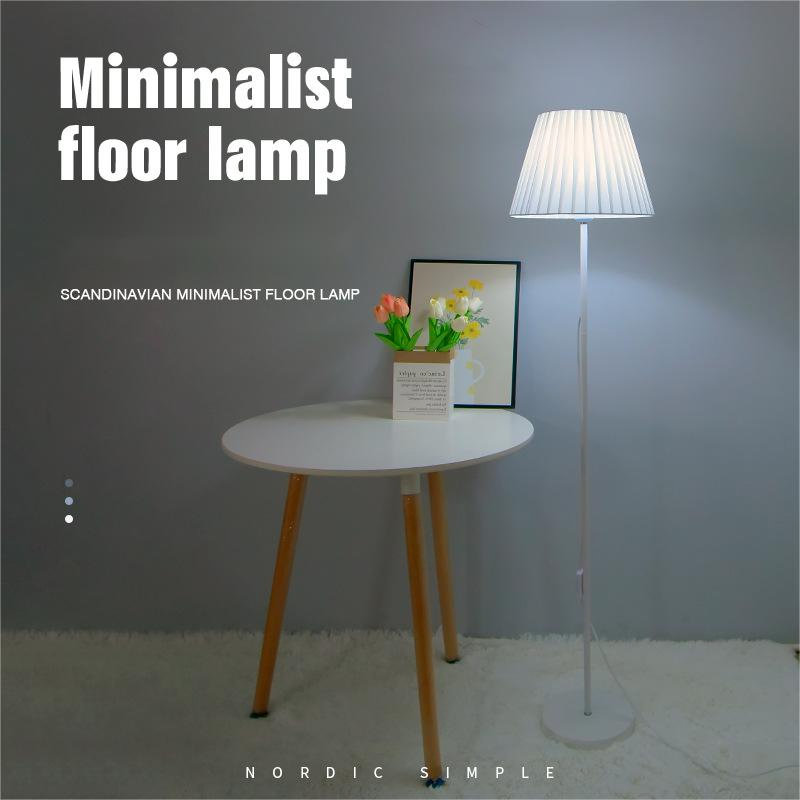 مصباح أرضي حديث بتصميم إبداعي لغرفة المعيشة وغرفة النوم مع تحكم عن بُعد LED