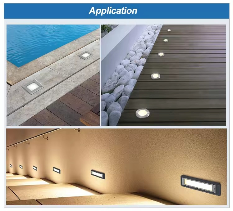 إضاءة تحت الأرض بتقنية LED RGB نابضة بالحياة مع جهاز تحكم عن بُعد لاسلكي