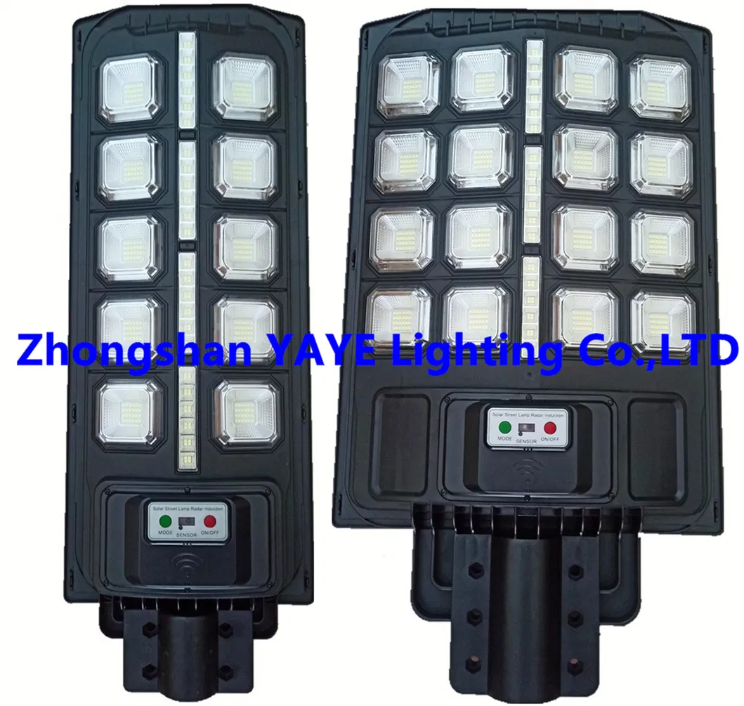 إضاءة خارجية بالطاقة الشمسية LED الشارع الكاميرا جميع في واحد COB SMD جدار الفيضانات حديقة إضاءة الطرق