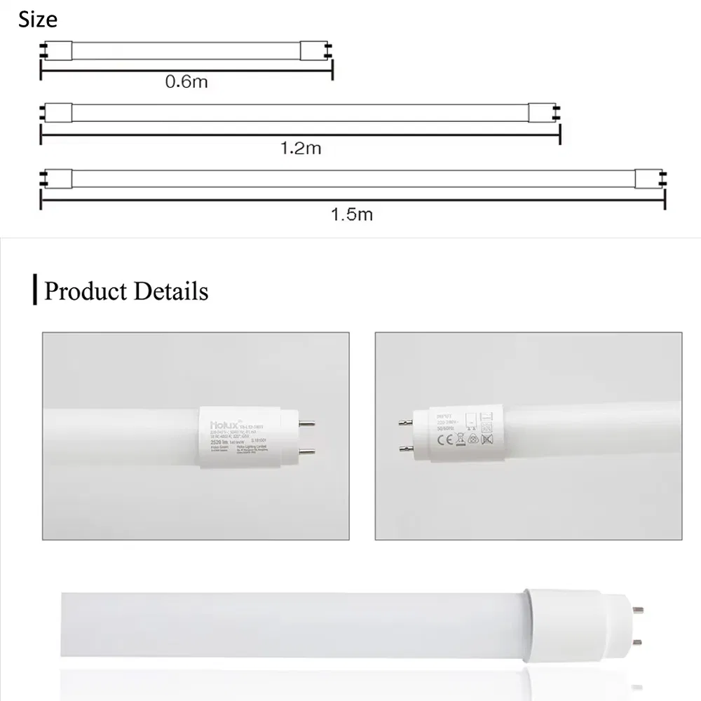 إضاءة مصباح LED ممر سفلي T8