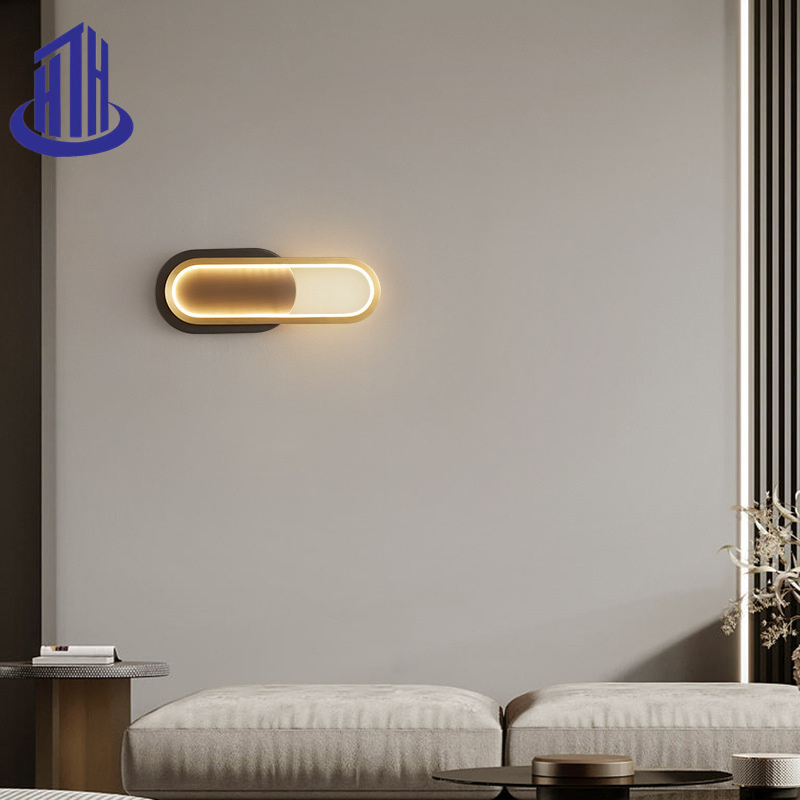 مصباح جدار مدخل بسيط حديث في ممر شمال أوروبا مع تصميم مينيماليستي (H-621)