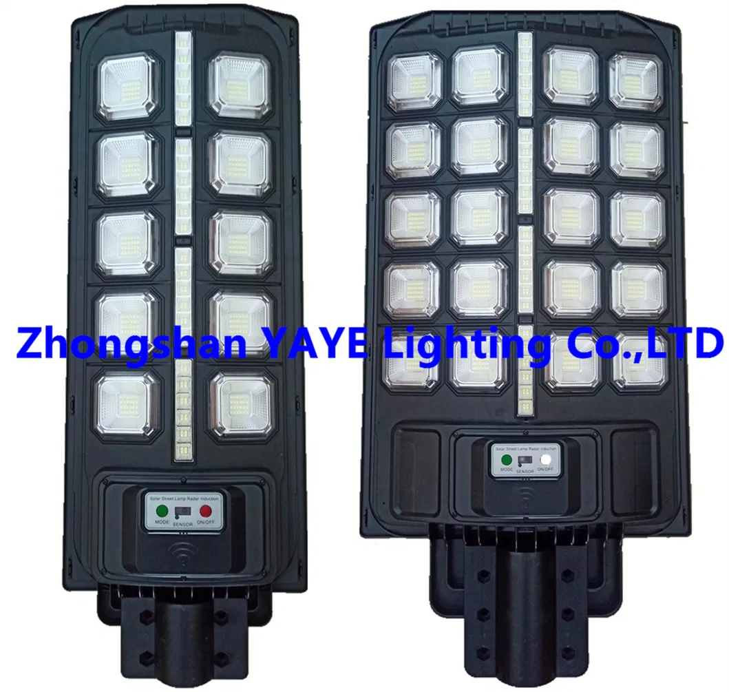 إضاءة خارجية بالطاقة الشمسية LED الشارع الكاميرا جميع في واحد COB SMD جدار الفيضانات حديقة إضاءة الطرق