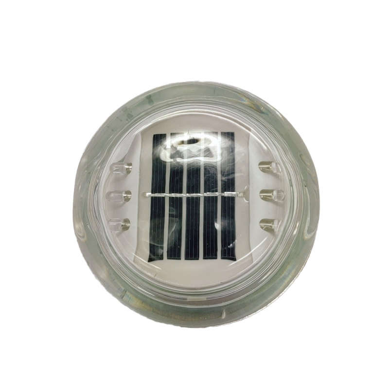 0.1W مصباح LED شمسي تحت الأرض لدرجات السلم والحواجز الزخرفية IP68 و IP67 مادة الجسم من البولي كربونات 5W مصدر الطاقة