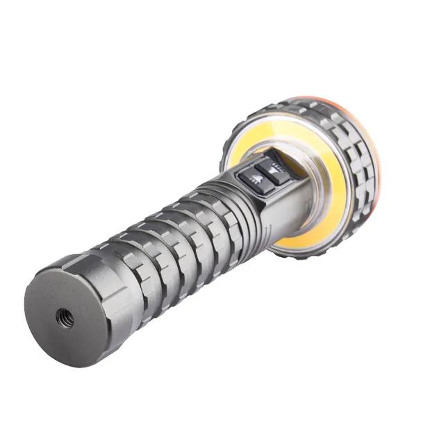 مصباح يدوي من سبائك الألمنيوم مع 6 الصين P50 و 15W مصابيح LED COB
