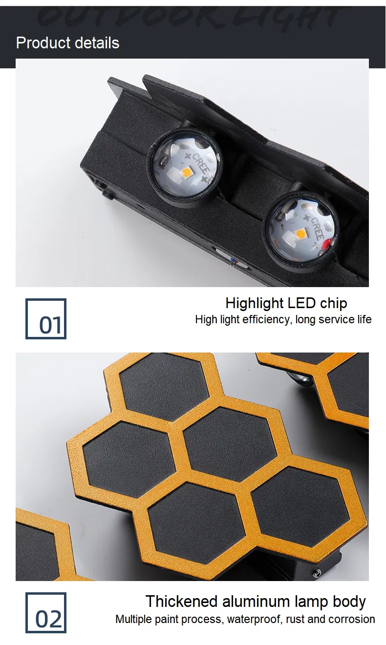 مصباح جداري LED خارجي