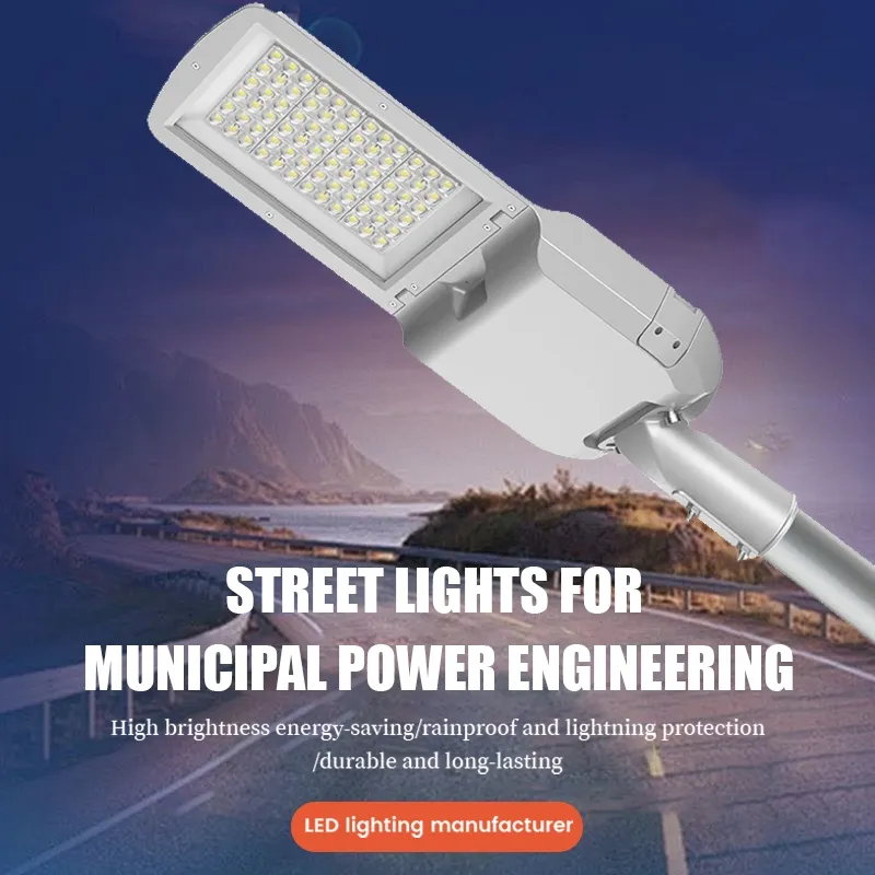 IP65 مصباح إضاءة شارع LED خارجي مقاوم للماء من الألمنيوم للطريق العام
