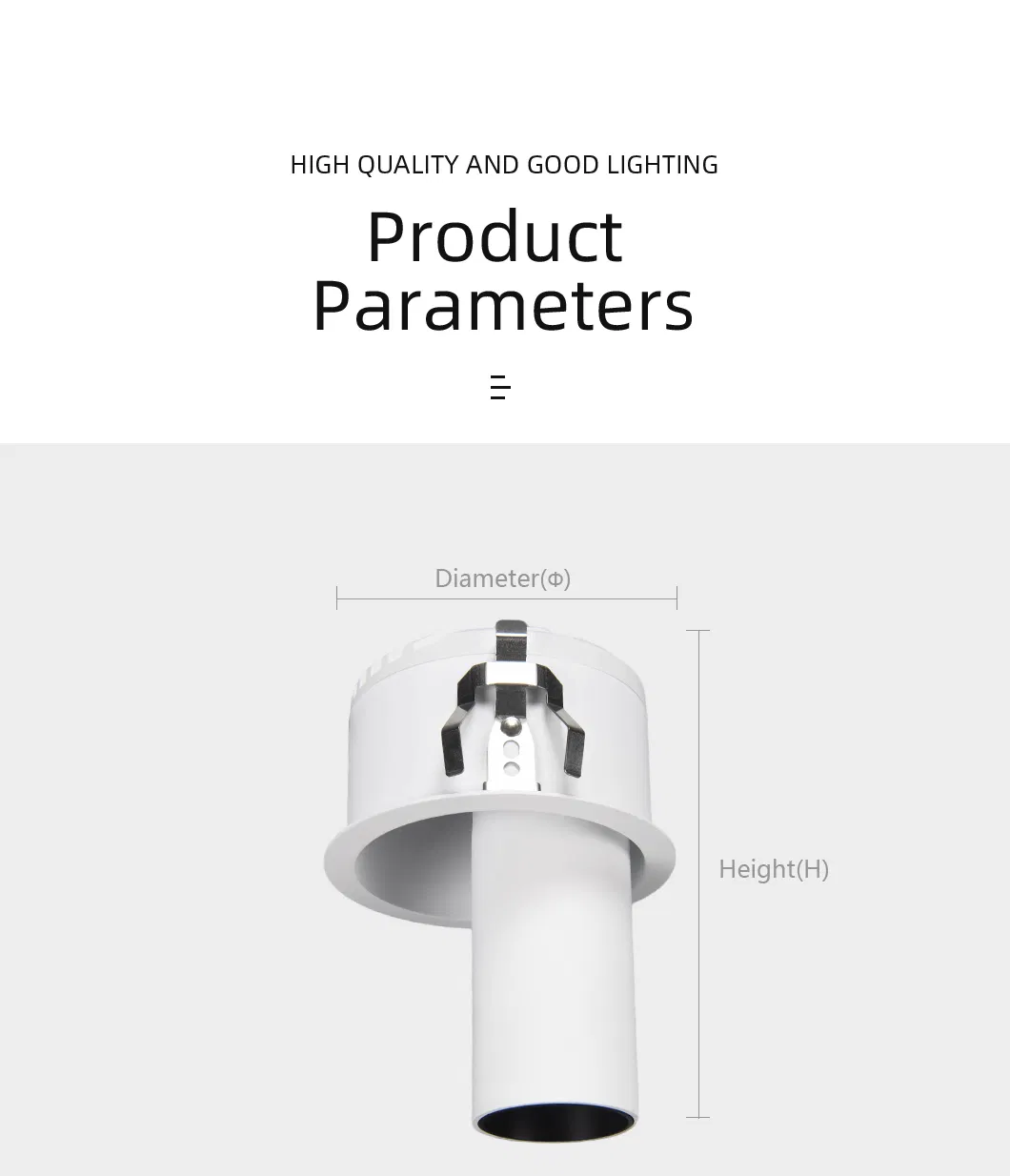 مصباح سبوت صغير نصف مدمج مع مصابيح أوسرام LED