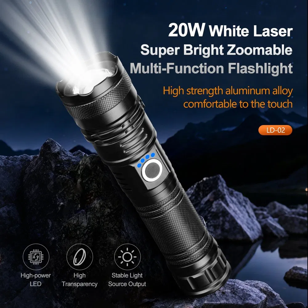 هيلوس Xhp70 مصباح ليزر أبيض فائق السطوع LED قابل للتكبير للصيد والدوريات والتخييم قابل للشحن من نوع C مصباح يدوي تكتيكي LED