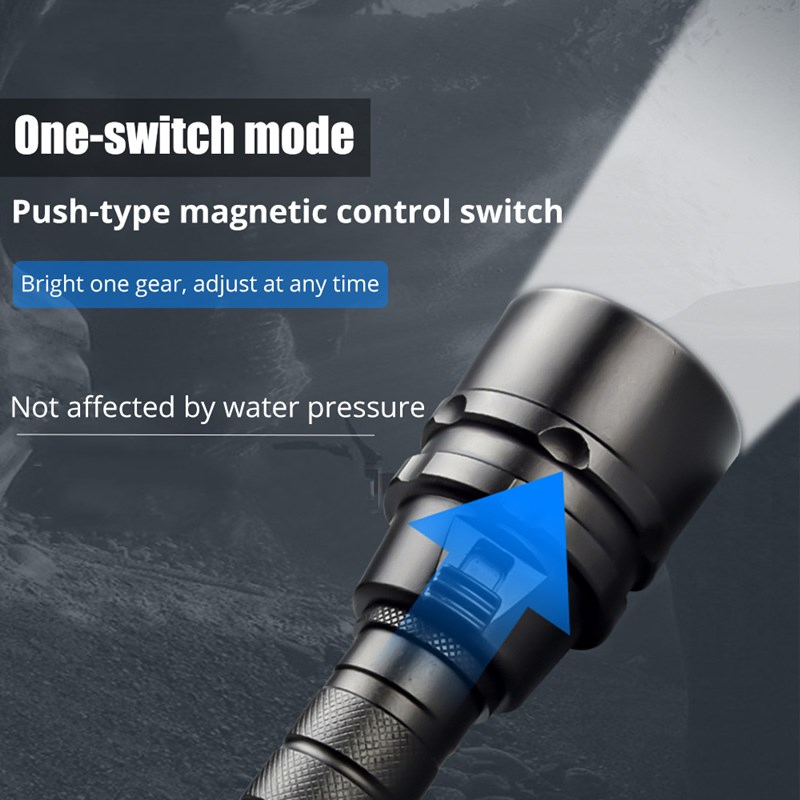هيليوس 20000lm T6/L2 IP8 مصباح غوص احترافي تحت الماء 18650 مصباح يدوي LED للغوص