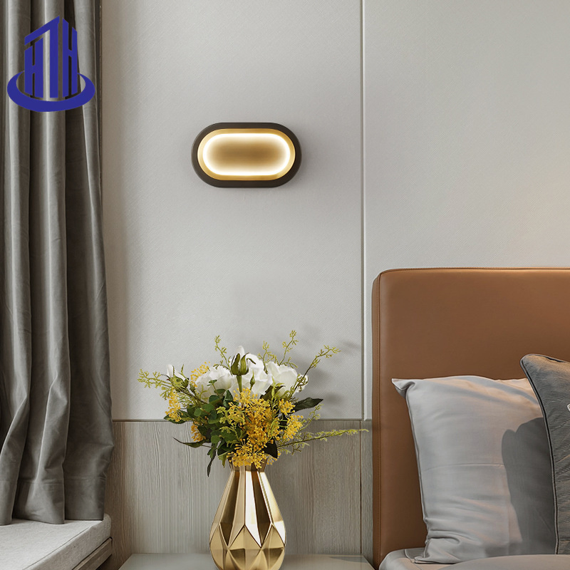 مصباح جدار مدخل بسيط حديث في ممر شمال أوروبا مع تصميم مينيماليستي (H-621)