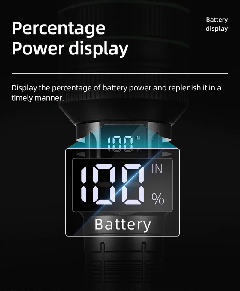 مصباح يدوي LED قوي